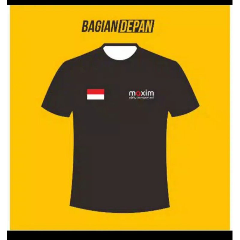 baju kaos MAXIM OJEK ONLINE TRANPORTASI ONLINE