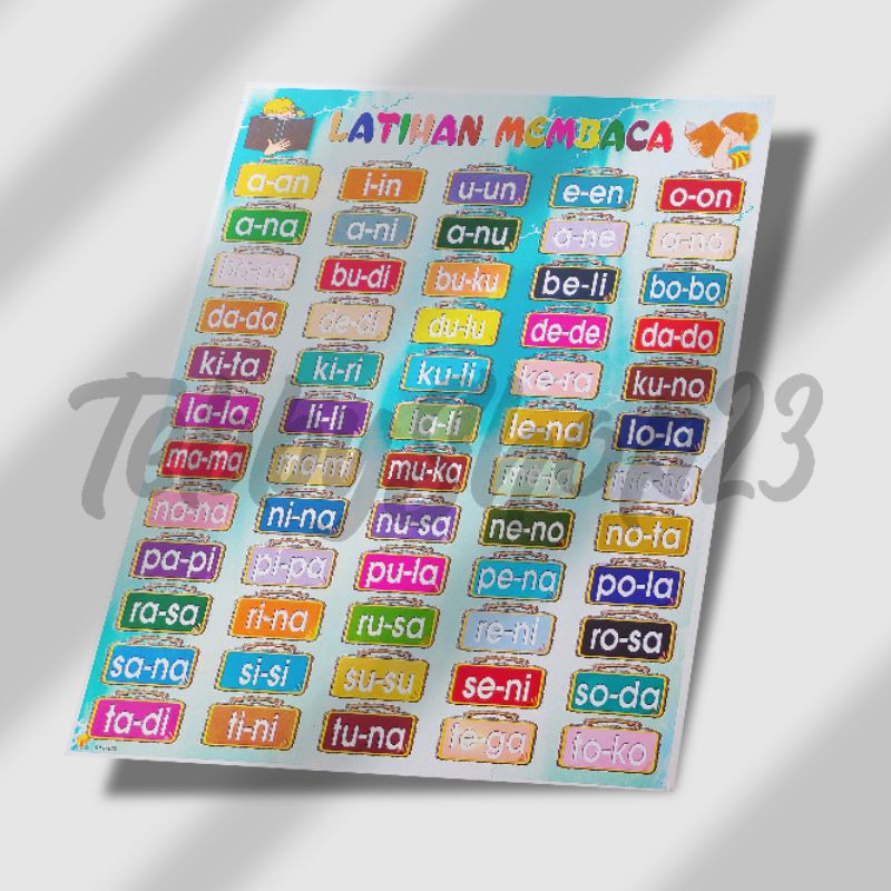 Paket Hemat 10pcs poster edukasi anak ,poster dinding, poster abjad,angka, Termurah BAYAR DITEMPAT