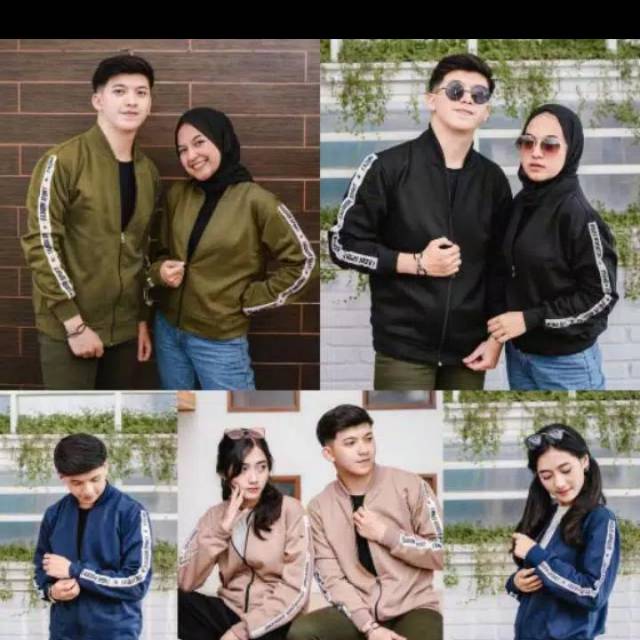 Jaket bomber couple