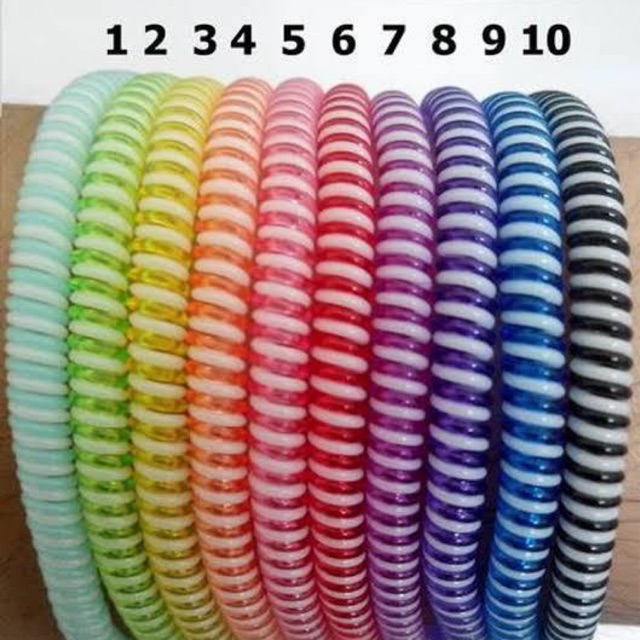 PELINDUNG KABEL - PELILIT KABEL SPIRAL 2WARNA - 3WARNA PERPCS