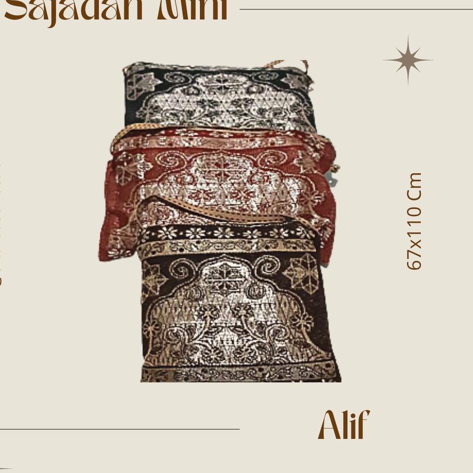 Ckk31au22ᶜ ‑ Sajadah Rayon Tas Kecil Sajadah Travelling Import Turki Sajadah Rayon Tas Kecil Travel 