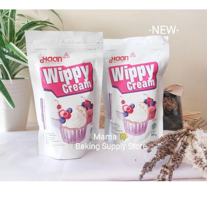 

New! 200 gr HAAN Whippy Cream Wippy Cream Whip Whipping Cream Bubuk Haan 200 Gr