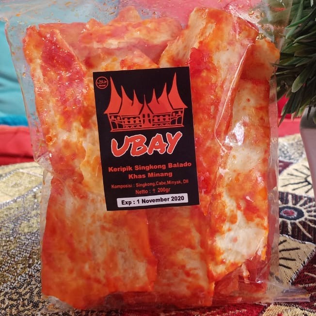 

KERIPIK SINGKONG UBAY 200 GRM MAKANAN RINGAN MURAH