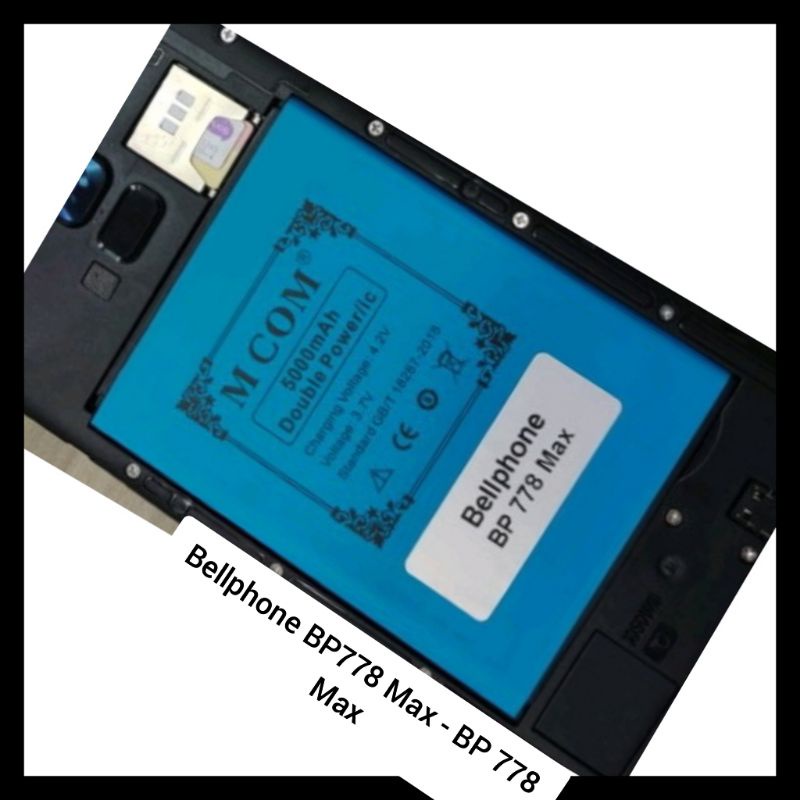 BATERAI BATERAI BATERAI Bellphone BP778 Max - BP 778 Max  DOUBLE POWERR M COM 5000MAH