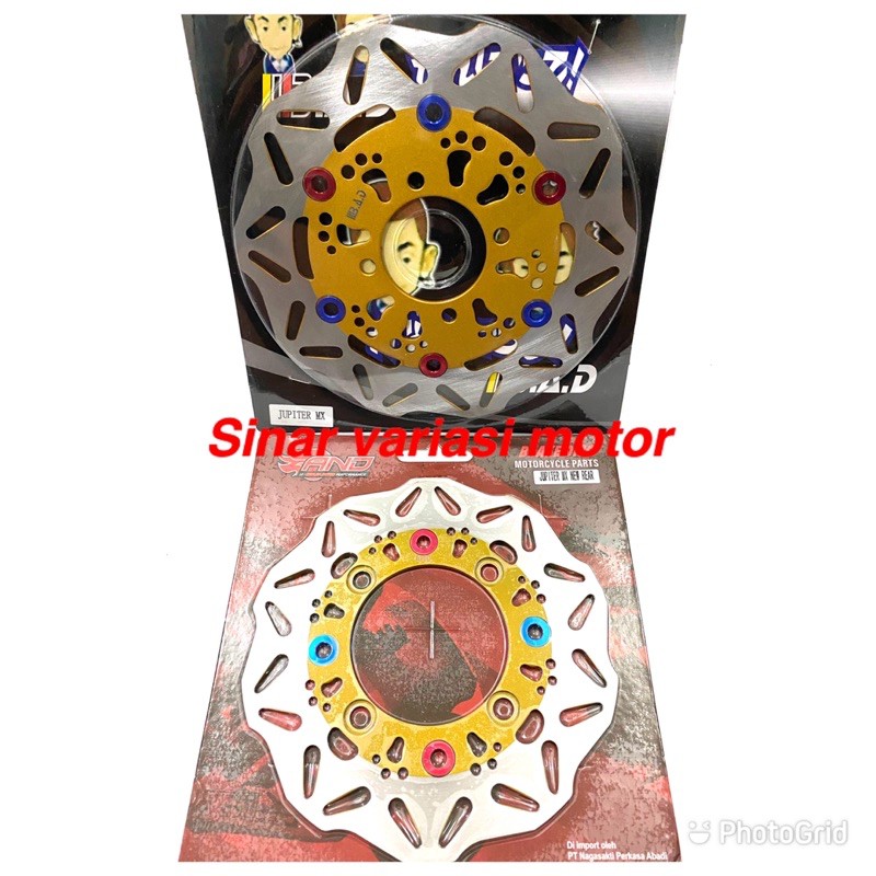 Piringan cakram variasi jupiter mx set depan belakang/disk jupiter mx depan belakang