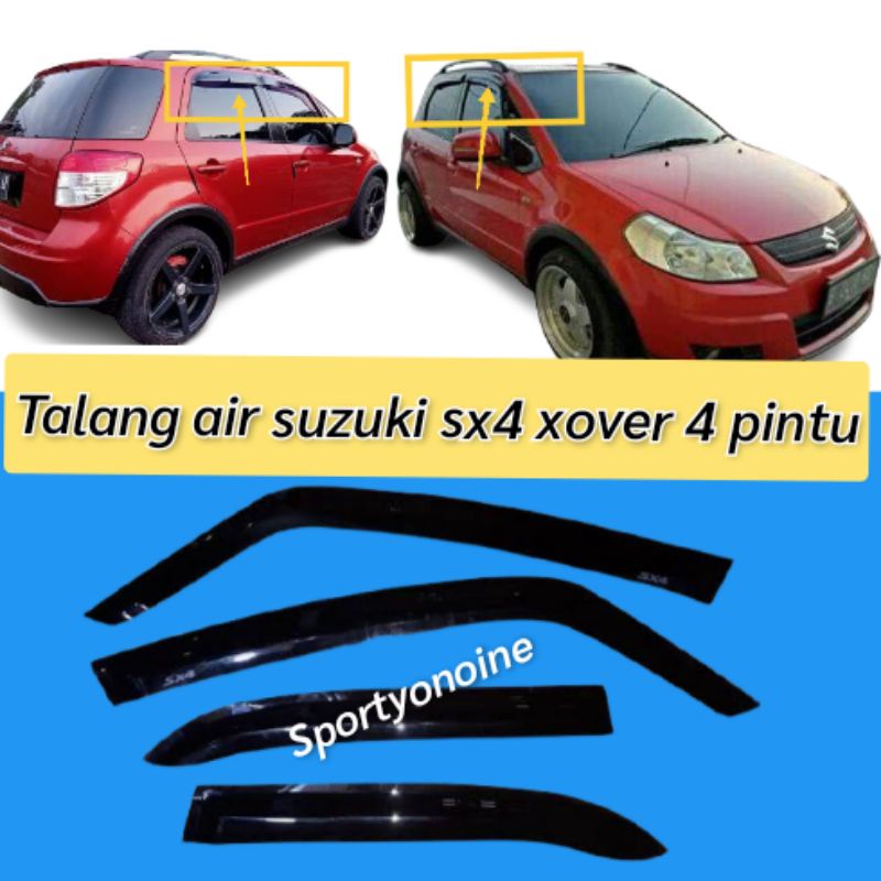 Talang air suzuki SX 4 xover slim 4pintu