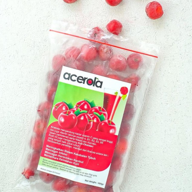 

Acerola Fruit (Frozen 500 Gram)