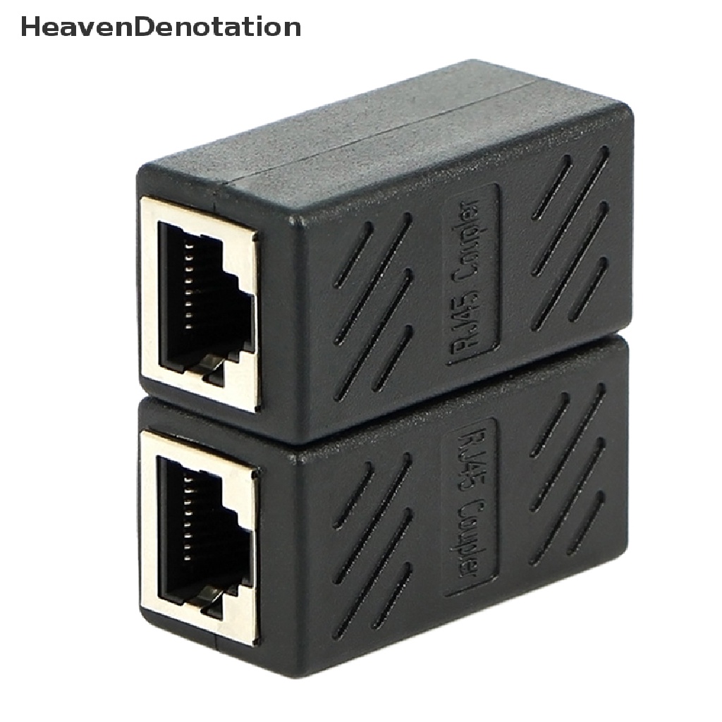 [HeavenDenotation] RJ45 Female To Female CAT6 Network Ethernet LAN Connector Adapter Coupler