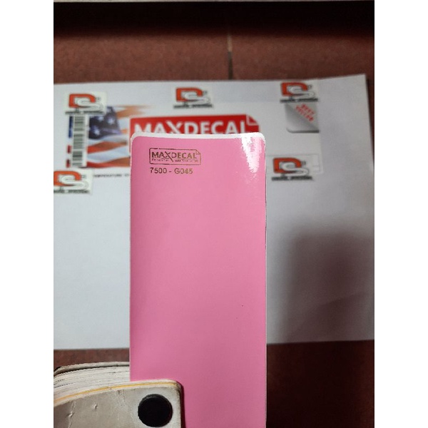 Sticker Stiker Skotlet Maxdecal Max Decal Soft pink Gloss 7500 G045