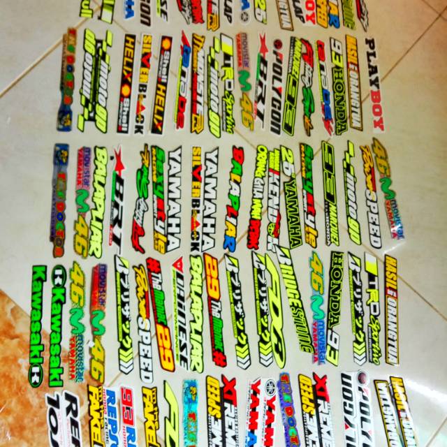 

grosir stiker 1paket isi 150pcs