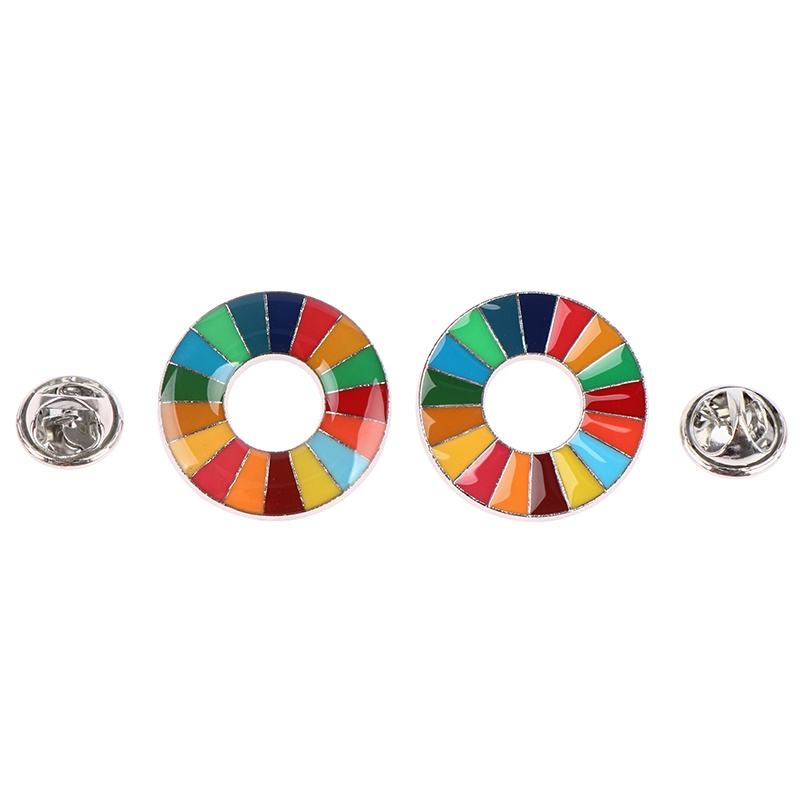 Bros Pin Lencana 17 Warna Sustainable Development Goals