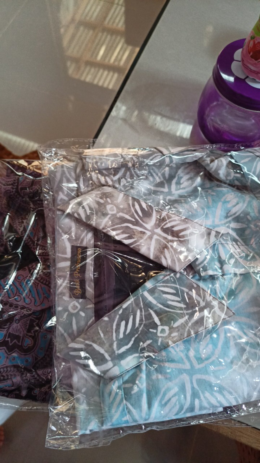 Bramantya Kemeja Batik Cap Slimfit Pria Lengan Pendek Katun Printing Hem Baju Atasan Kantor Modern