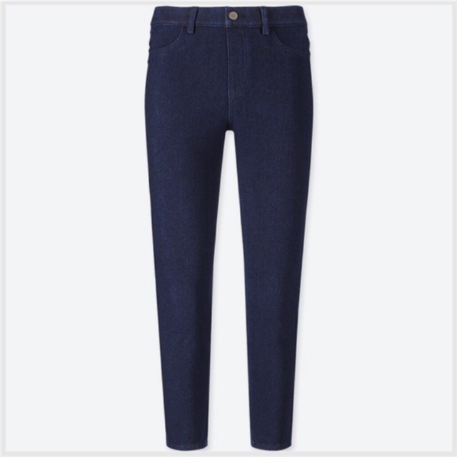 [Preloved] LEGGING CROP DENIM UNIQLO ORI