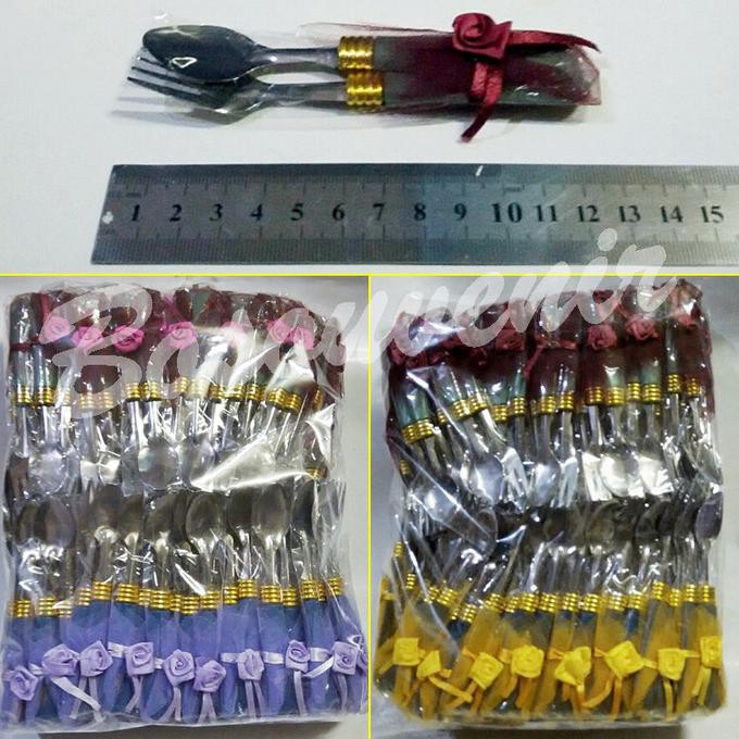 Souvenir Sendok Kecil + Bungkus Plastik + Tile