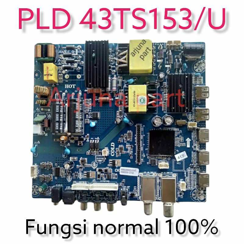 Mainboard tv Polytron Pld 43ts153 - mb tv Polytron pld 43ts153 - mesin tv Polytron pld43ts153