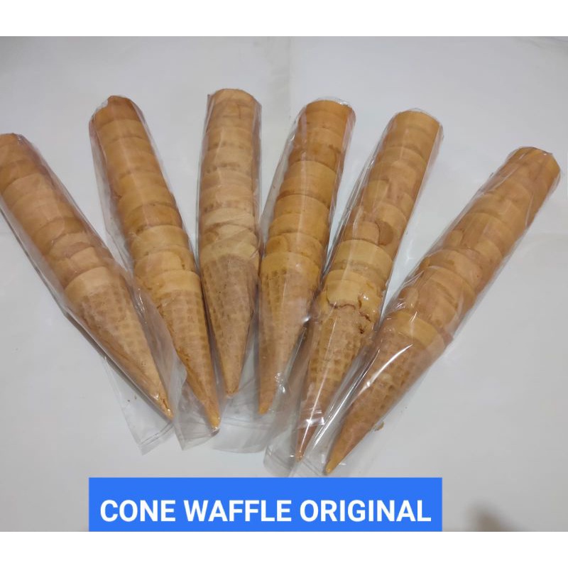 

50 PCS CONE ICE CREAM ORIGINAL WAFER CONELLO RENYAH