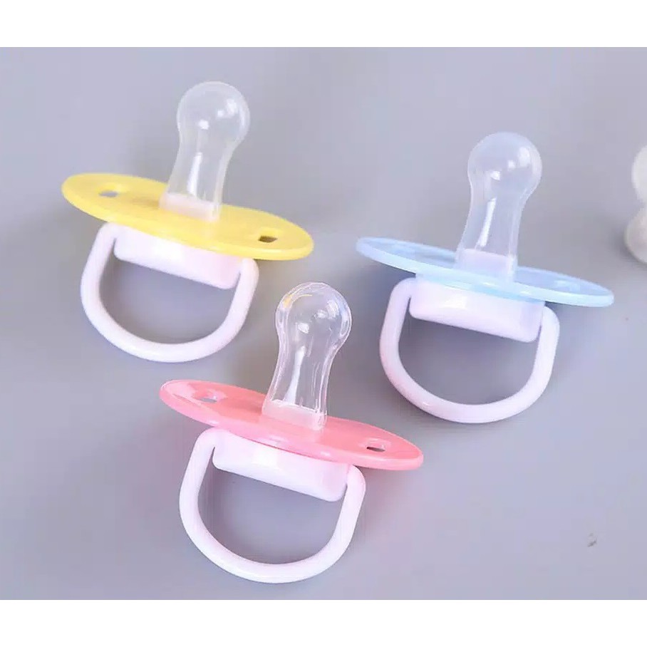 Empeng Bayi - Dot Bayi Bulat - Dot Bayi Datar - Baby Pacifier Baby Soother - Kompeng Bayi Food Grade-Dot Bulat