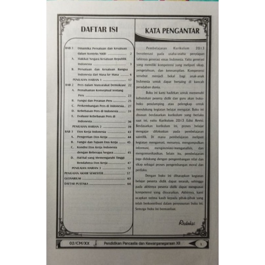 LKS Pendidikan Pancasila Dan kewarganegaraan PPKN SMA / SMK KELAS 12 Semester 2 l mentari-1