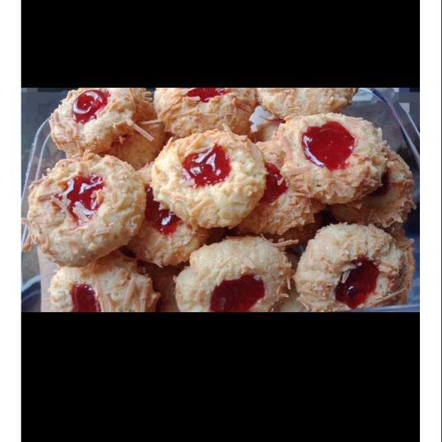 

Kue kering thumbprint cookies