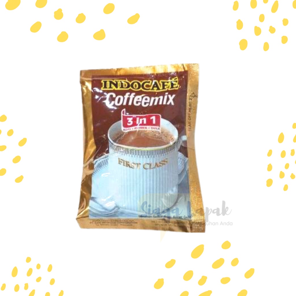 Kopi Indocafe Coffeemix 3 in 1 (kopi,gula,krimer) Sachet 20 gram