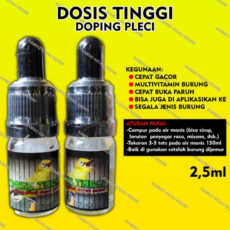 DOSIS TINGGI DOPING PLECI DOSTING PLECI CEPAT GACOR DOPING PLECI DOSIS TINGGI MULTIVITAMIN BURUNG