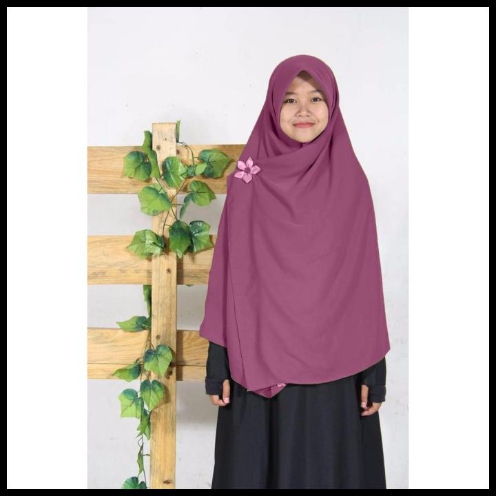Hijab Jilbab Segi Empat 150 X 150 Kerudung Square Jumbo Syari
