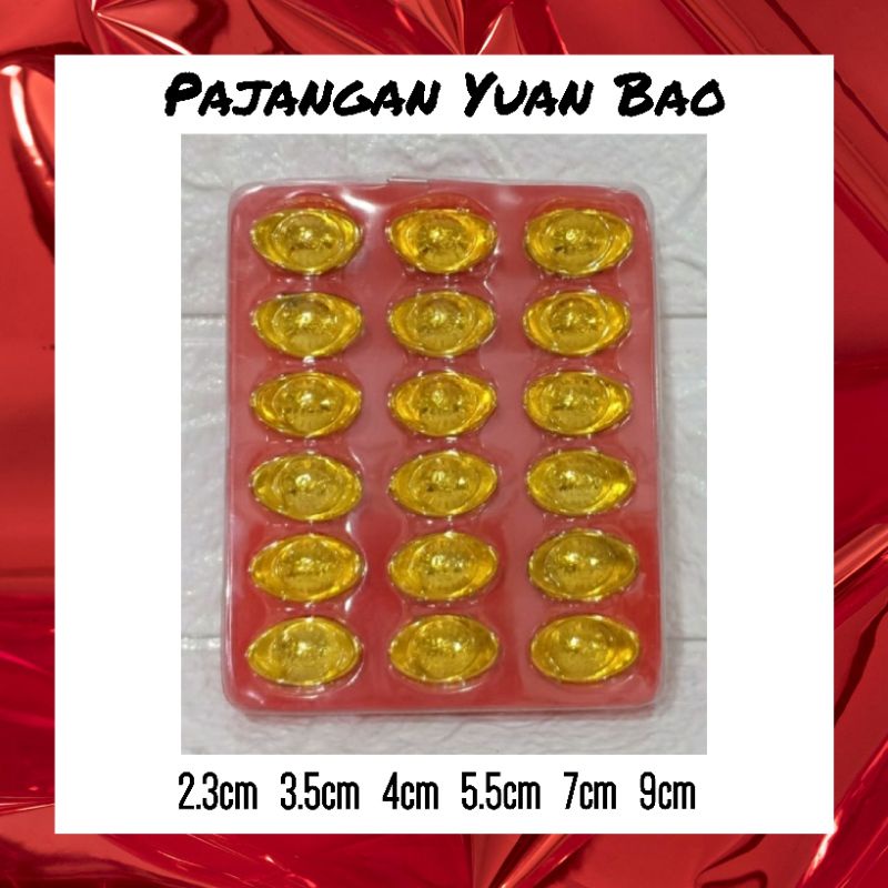 Pajangan Imlek Uang Cina Kuno Yuan Bao Yenpao Hiasan Aksesoris Hampers Parcel