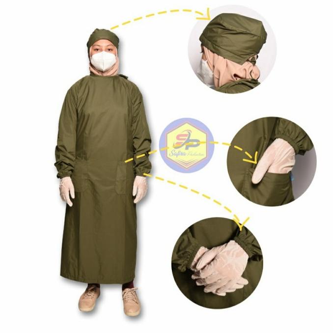 Baju medis Surgical Gown ( APD Level 2 )