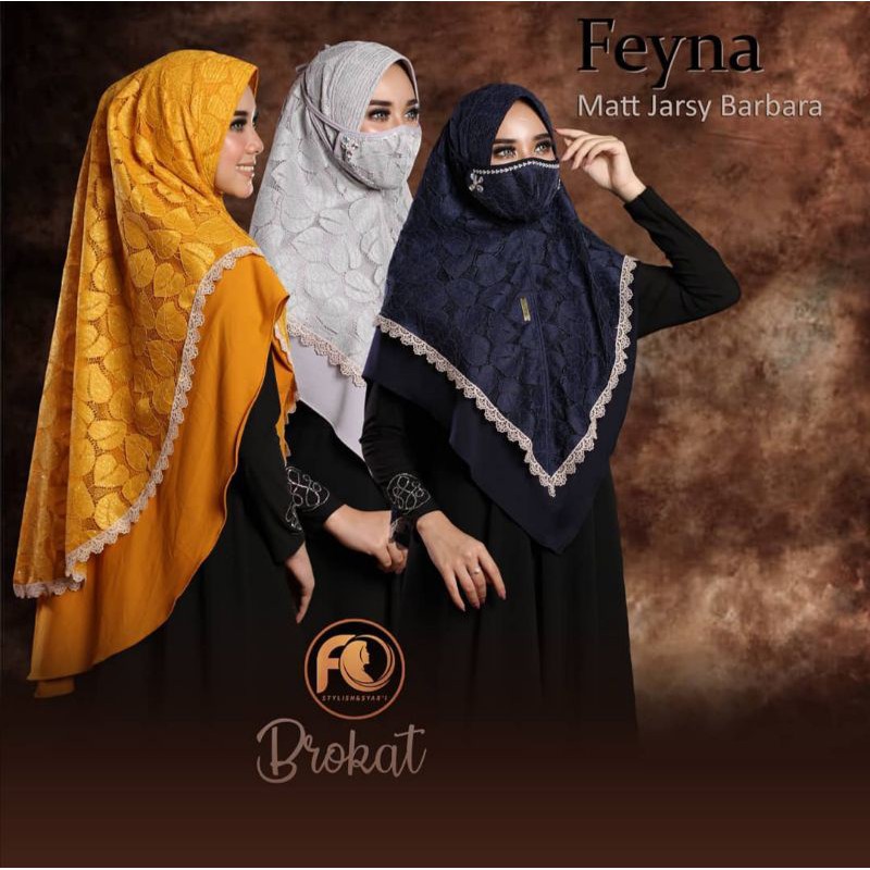 Hijab Brukat Ori FO / Brukat FO / Best Seller FO Brukat Matt Jersey Barbara