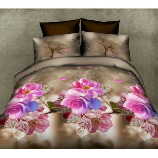 Bed Cover plus Sprei UNITY Microtencel 3D sakura uk 180