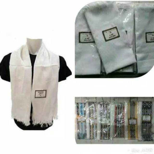 Sorban Arafat Putih polos dan warna random, imamah arafat