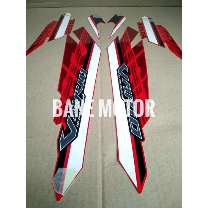 striping Vario 125 2017 merah
