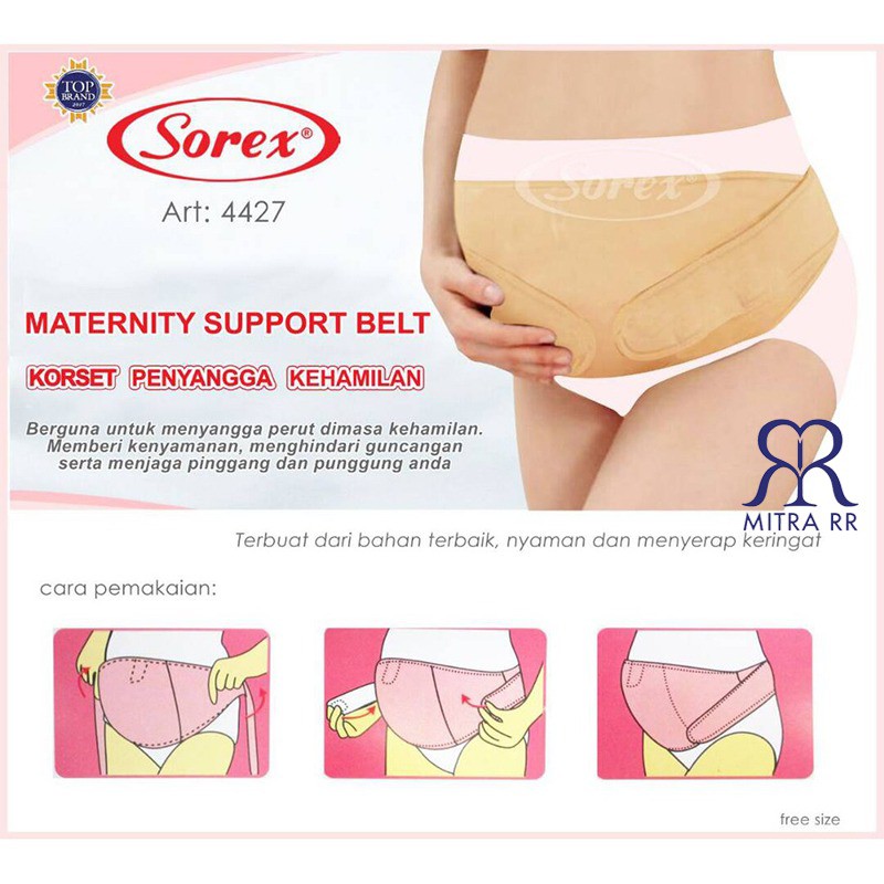 Korset Penyangga Kehamilan Sorex 4427 / Stagen Maternity Support Untuk Hamil Corset Sorex 4427