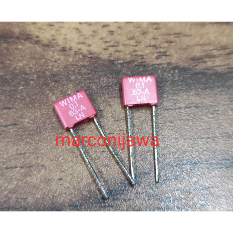 capasitor wima 0.1uf 63V