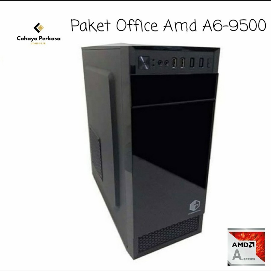 CPU |  Komputer | PC Rakitan | PC Deskop | PC Office - Amd A6-9500 - 4GB - SSD 128GB - DDR4 TERBARU