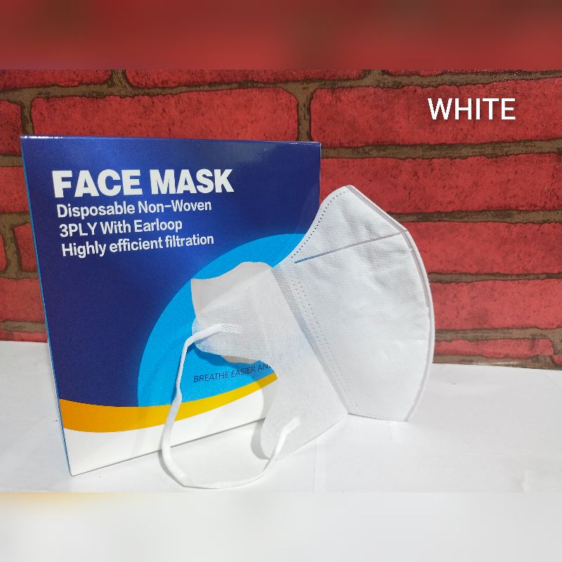 Masker Duckbill Garis face mask isi 50pcs  face mask duckbil garis