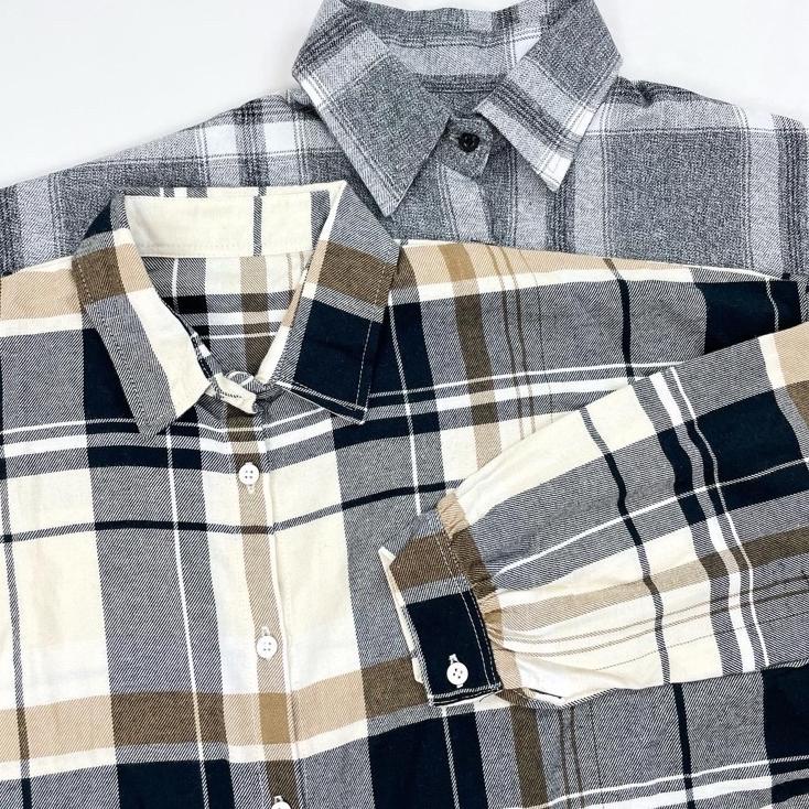 『8.8 COD』 MYSHIRT | Shirt Flannel Oversize | Kemeja Flanel Wanita | Tartan Shirt Flanel Oversize | K