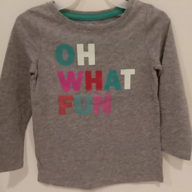 KAOS ANAK LENGAN PANJANG PEREMPUAN POPMYWEAR CAT&JACK GREY