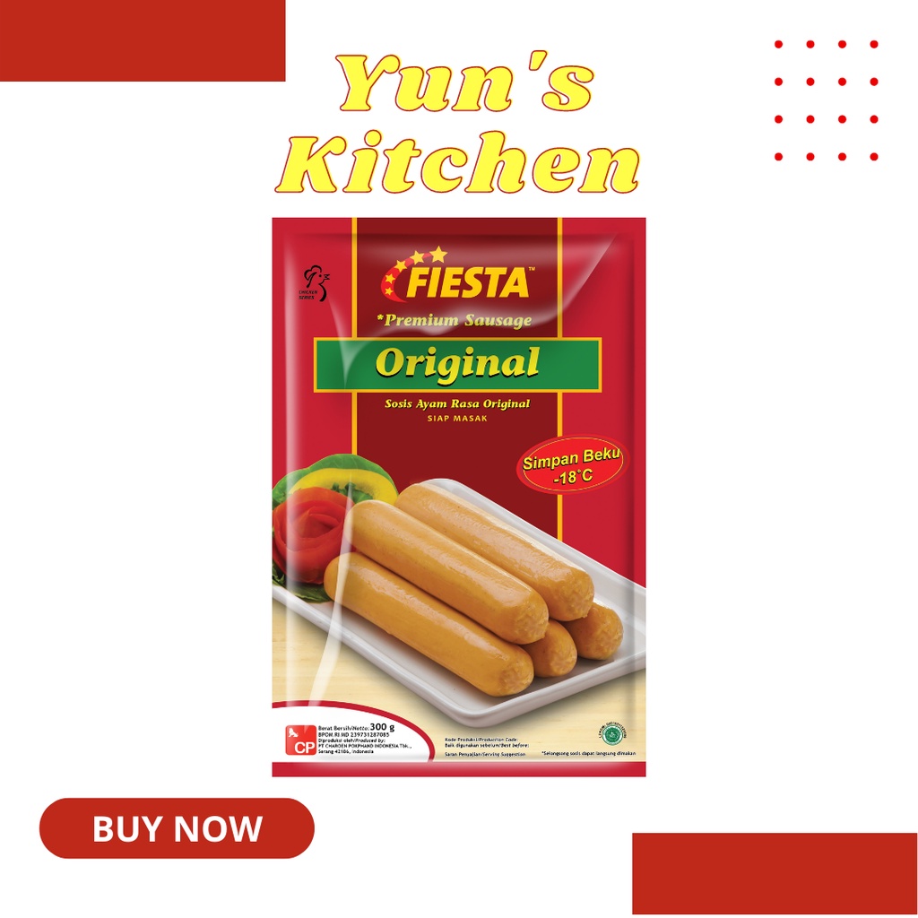 

Fiesta Sausage Original (300gr) - Sosis - Frozen Food