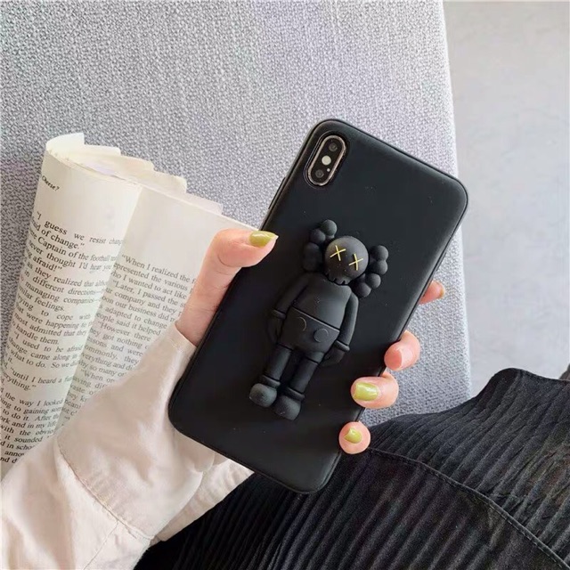 Black Kaws Case ALL PHONE TYPES