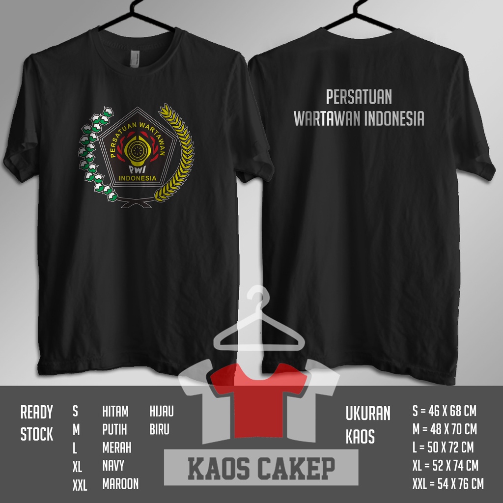 Kaos Baju PWI Persatuan Wartawan Indonesia Baju Distro