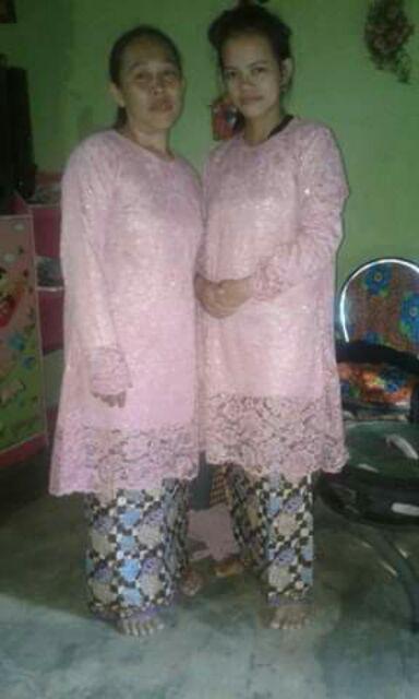 Maura Couple - Sania Ruffle Batik Couple Ori Ndoro Jowi Dnt Garansi Termurah - Brokat Akita Bs024