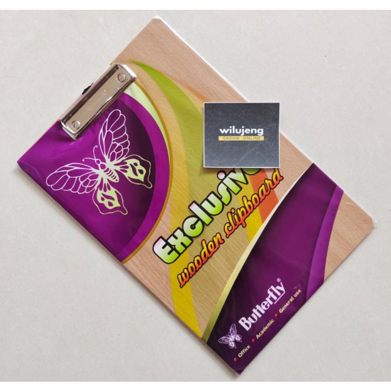 

Clipboard Wooden Butterfly F4 (500gr)