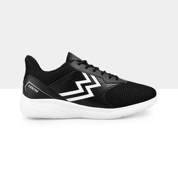 Athletica Official Shop - Larryflow Black White | Sepatu Running | Sepatu Olahraga