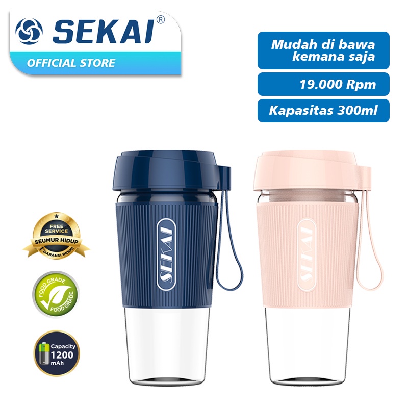 Blender Portable Mini SEKAI PB 102 Mini Portable Juicer PB 102