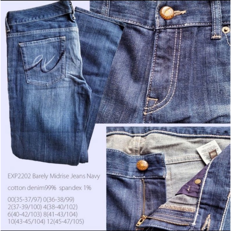 Celana Express Jeans  Wanita Barely Midrise Original Branded