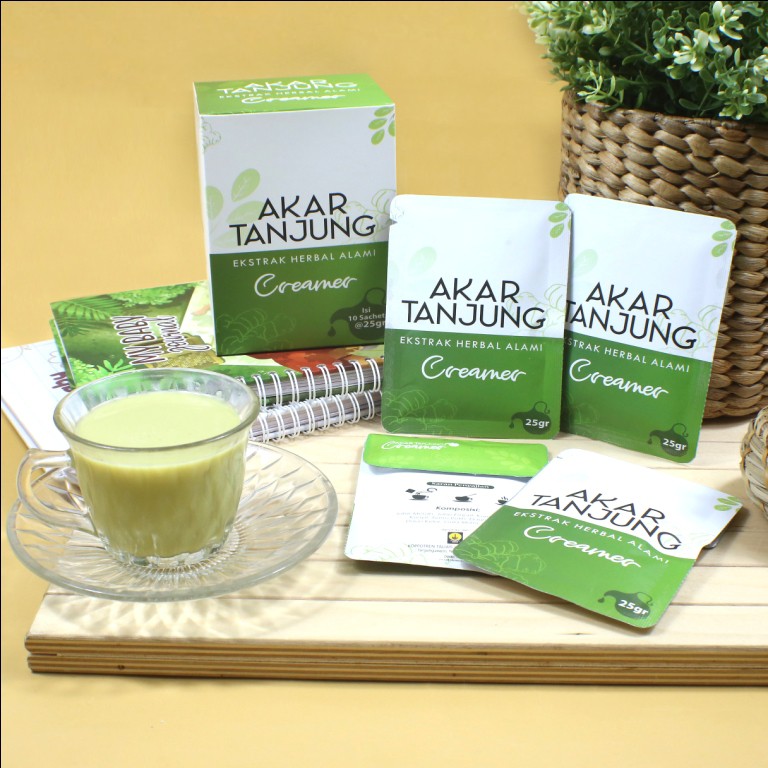 Akar Tanjung Creamer Minuman Ekstrak Herbal Alami Sachet 250gr (isi 10 sachet)