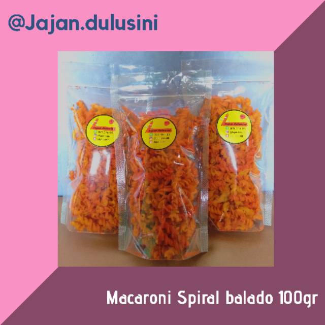 

Makaroni spiral balado