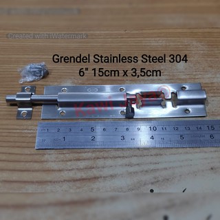 Grendel Pintu Kamar Mandi Lemari SS Stainless Steel 304 2 Grendel Pintu Kamar Mandi Lemari SS Stainless Steel 304 2