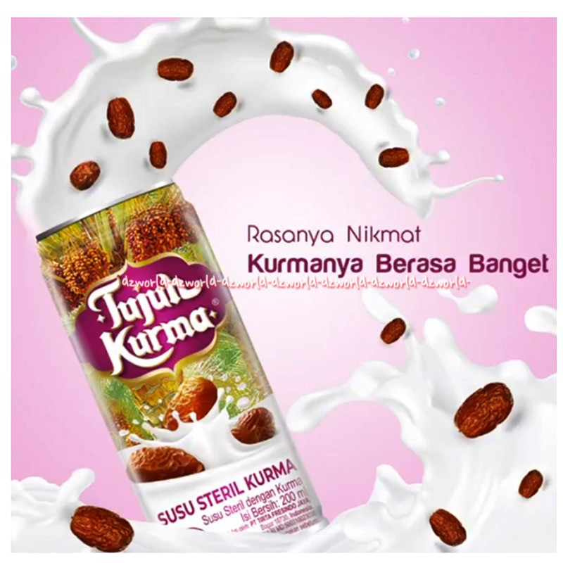 Tujuh Kurma Susu Steril 200ml Susu UHT Untuk Daya Tahan Tubuh Vitamin 7kurma